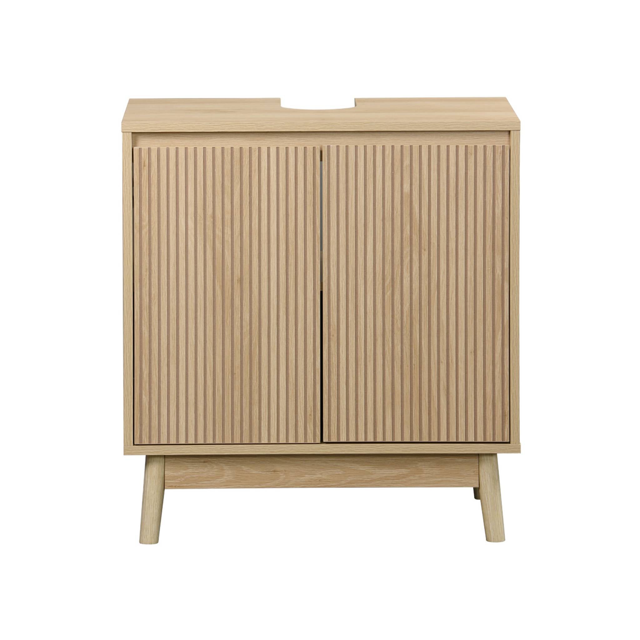 Mobile sottolavabo, marrone naturale