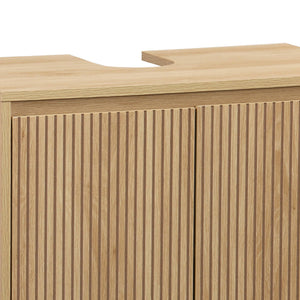 Mobile sottolavabo, marrone naturale