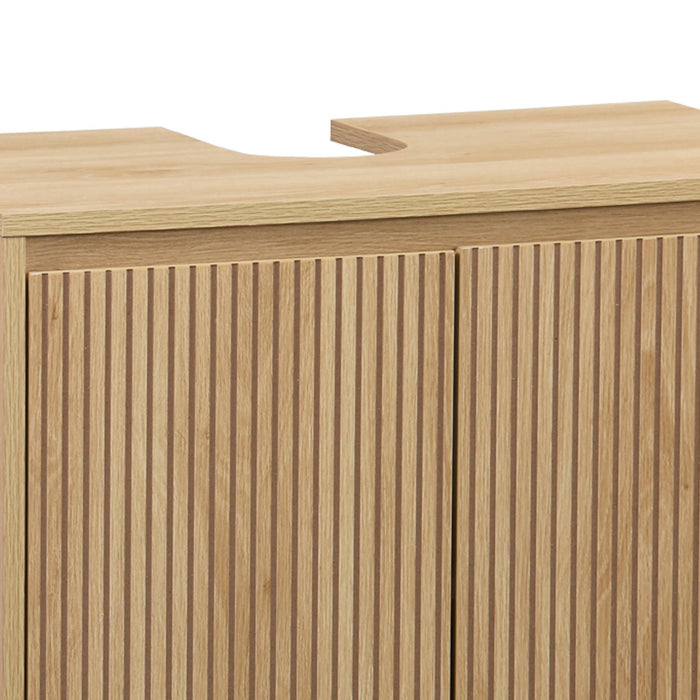 Mobile sottolavabo, marrone naturale