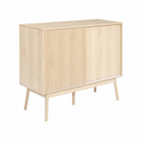 Credenza in legno, 115cm, marrone naturale