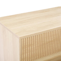 Cassettone effetto legno, 3 cassetti, marrone chiaro