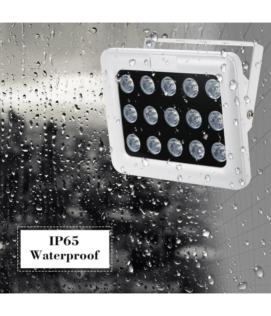 Illuminatore Faretto Infrarossi Per Telecamera 15 Led Ir 900 Lm Per Telecamere         