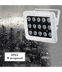 Illuminatore Faretto Infrarossi Per Telecamera 15 Led Ir 900 Lm Per Telecamere         