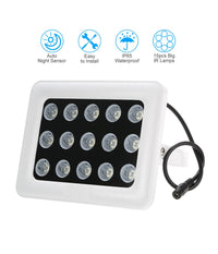 Illuminatore Faretto Infrarossi Per Telecamera 15 Led Ir 900 Lm Per Telecamere         
