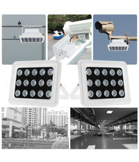 Illuminatore Faretto Infrarossi Per Telecamera 15 Led Ir 900 Lm Per Telecamere         