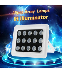 Illuminatore Faretto Infrarossi Per Telecamera 15 Led Ir 900 Lm Per Telecamere         