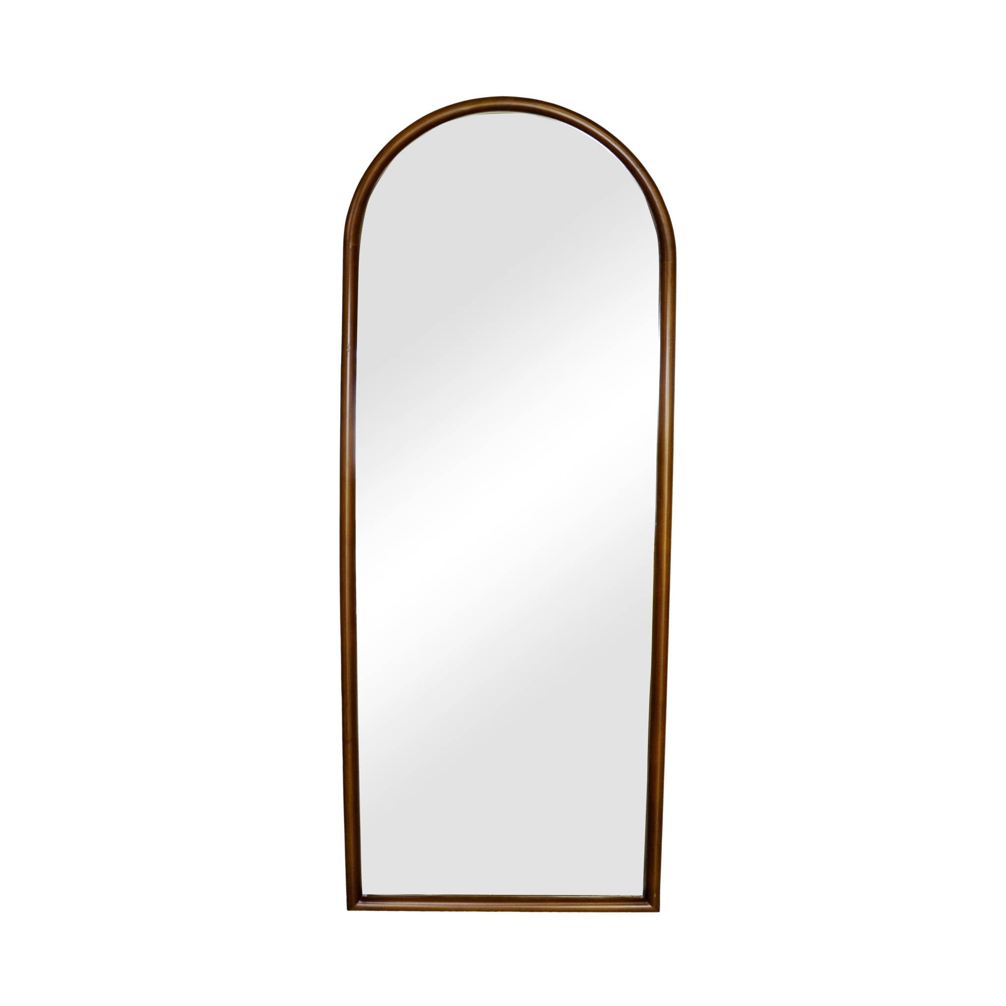 Specchio arco legno di pino, noce