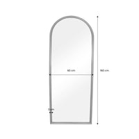 Specchio arco legno di pino, noce