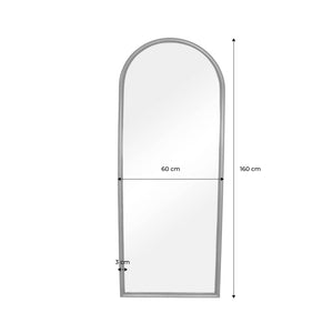 Specchio arco legno di pino, noce