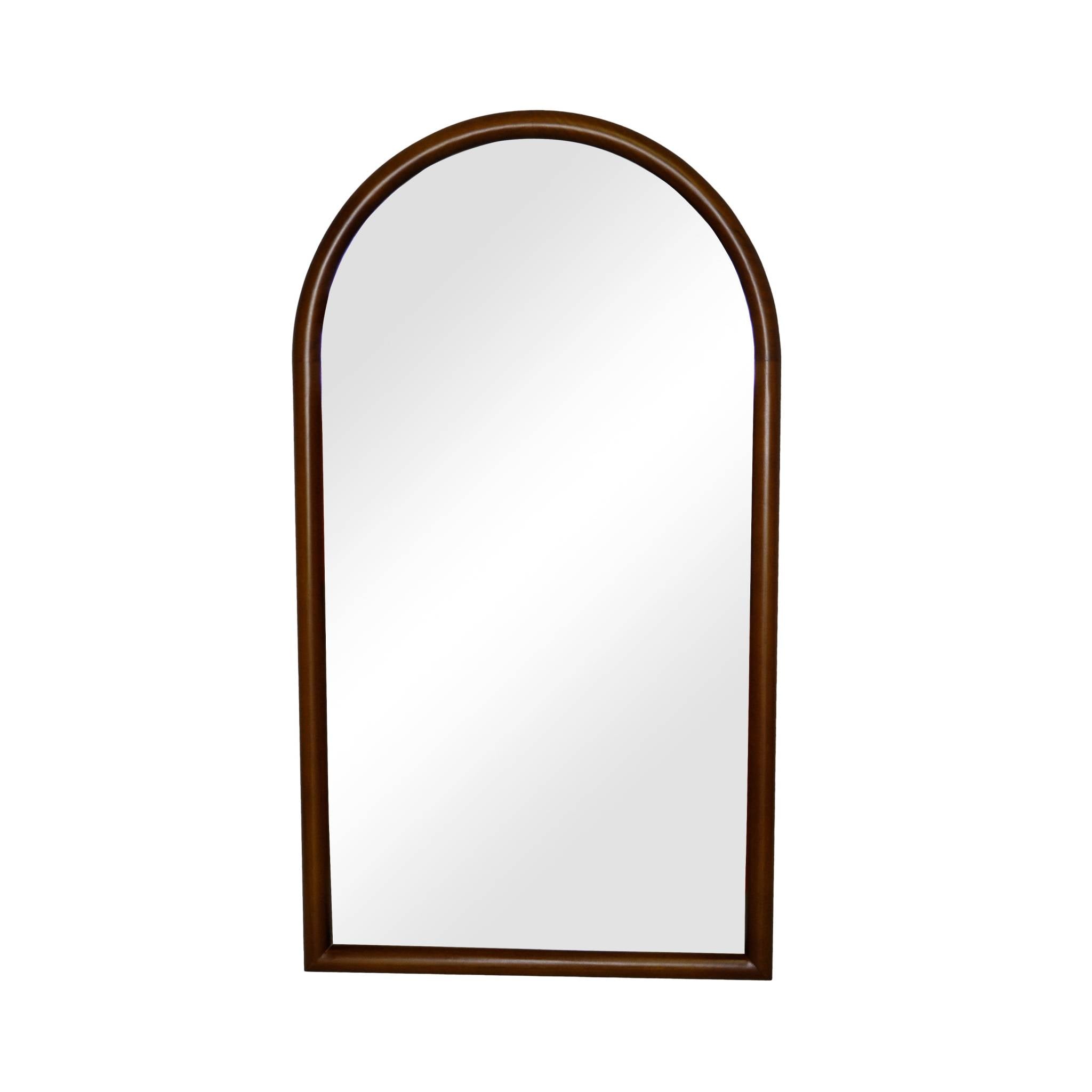 Specchio arco legno di pino, noce