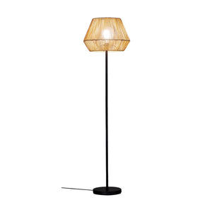 Lampada effetto rattan, 150cm, marrone naturale