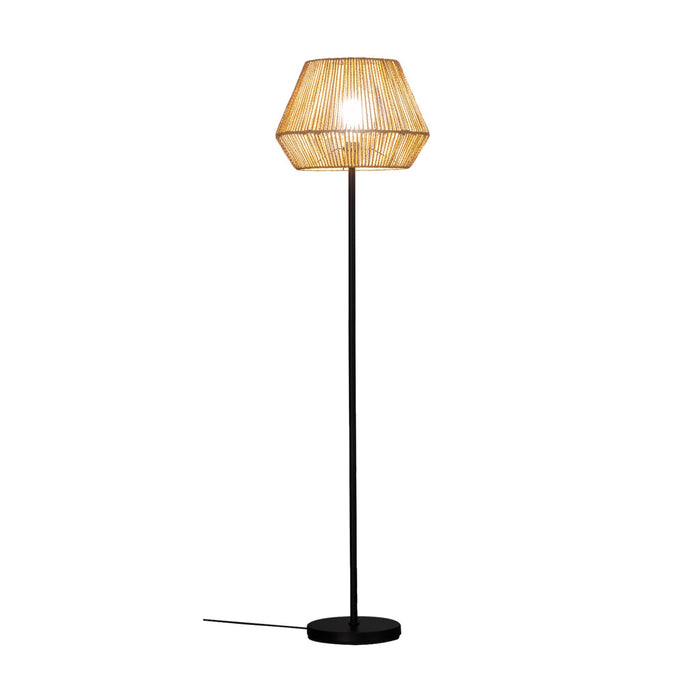 Lampada effetto rattan, 150cm, marrone naturale