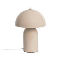 Lampada in metallo, 25cm, beige