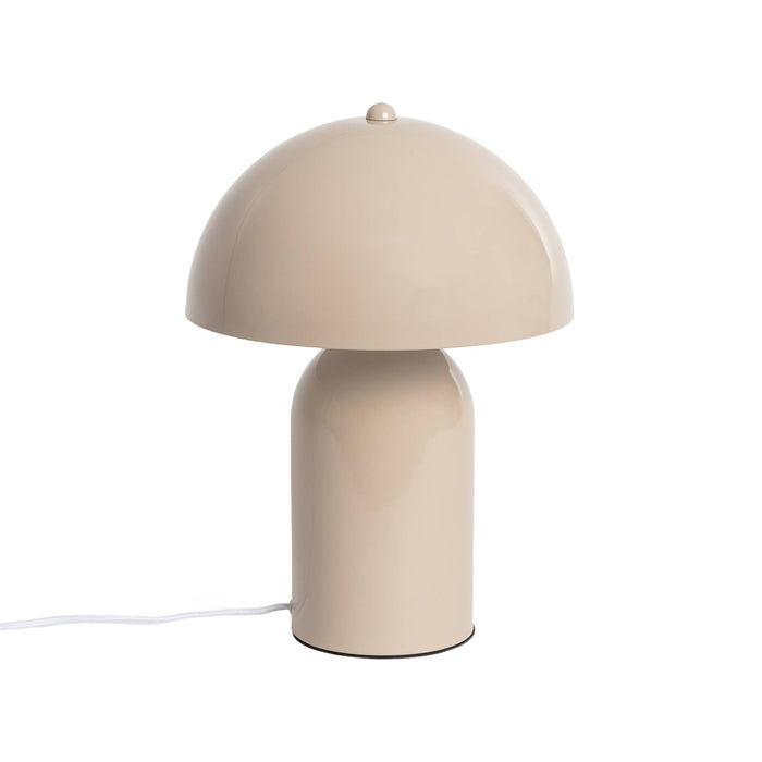 Lampada in metallo, 25cm, beige