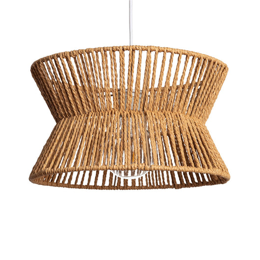 Lampade sospensione interna in rattan sintetico, 35cm, marrone