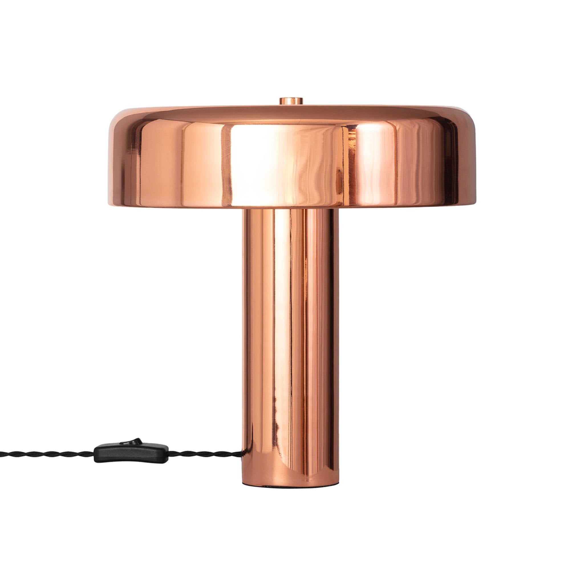 Lampada in metallo, 30cm, oro rosa