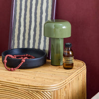 Lampada led in metallo, 13cm, verde