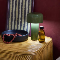 Lampada led in metallo, 13cm, verde