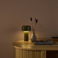 Lampada led in metallo, 13cm, verde