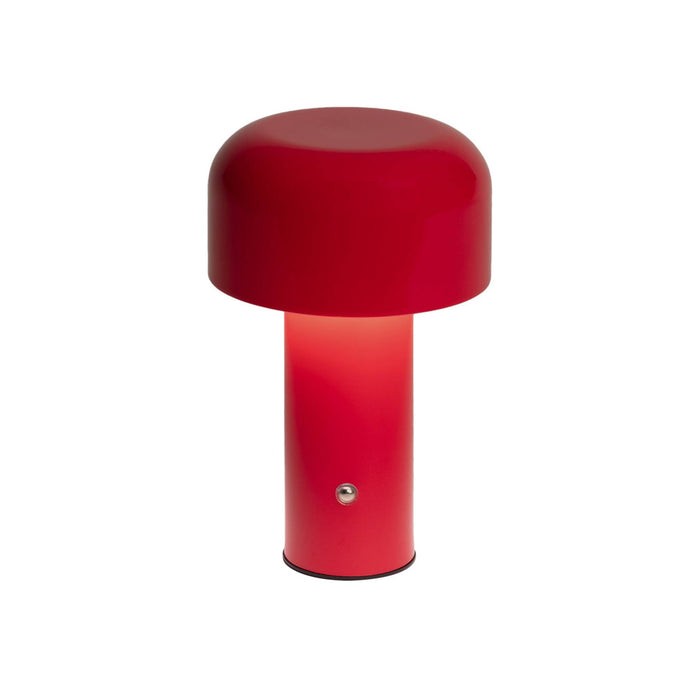 Lampada led in metallo, 13cm, rosso