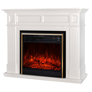 Camino Elettrico da Pavimento 100x132x30 cm Effetto Fiamma 1950W Sicilia & Richi