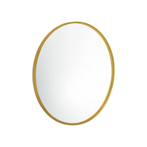 Specchio rotondo in metallo, 60cm, oro