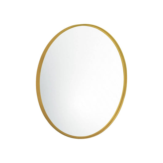 Specchio rotondo in metallo, 60cm, oro