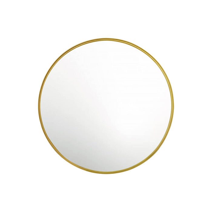 Specchio rotondo in metallo, 60cm, oro