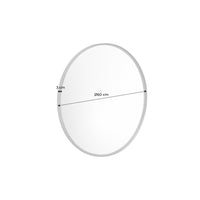 Specchio rotondo in metallo, 60cm, oro