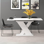 Tavolo allungabile bianco 120x75x76
