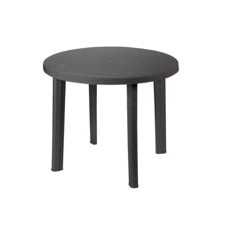 Tavolo In Polipropilene 'Tondo' Antracite