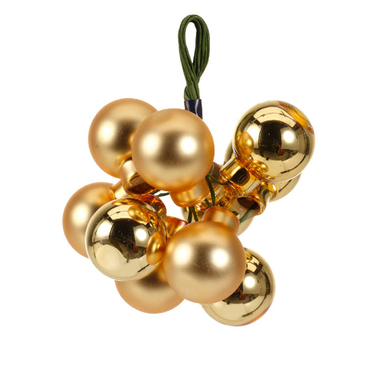 Grappolo 10 Sfere D2cm ass rosso/oro lucido/opaco