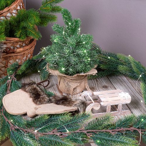 Catena microLED 4m bianco fissa CR2032 freddo