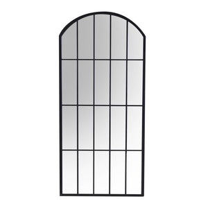 Specchio metallo nero cm64x2h139