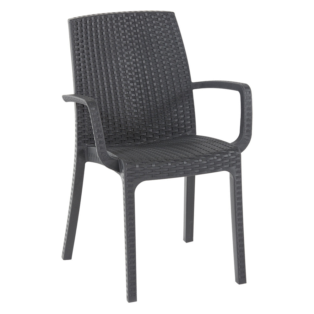 Sedia in polipropilene bianca 57x59xh.86