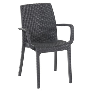 Sedia in polipropilene bianca 57x59xh.86