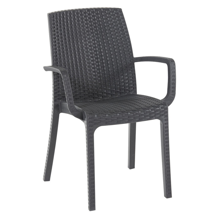 Sedia in polipropilene bianca 57x59xh.86