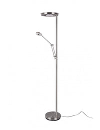 Piantana Led Dimmer con Spot da Lettura Barrie Nichel Trio Lighting