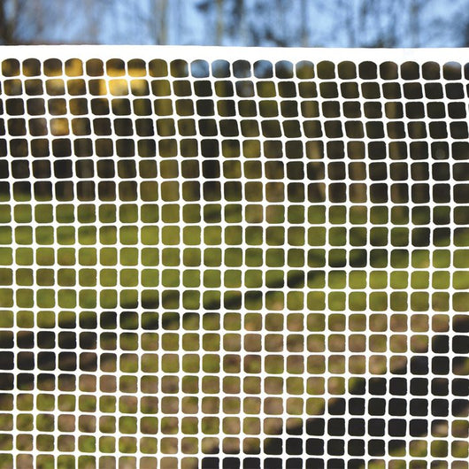 Rete Quadrata Bianca 1x5 metri - Maglia 10x10mm - HDPE UV Stabilizzato