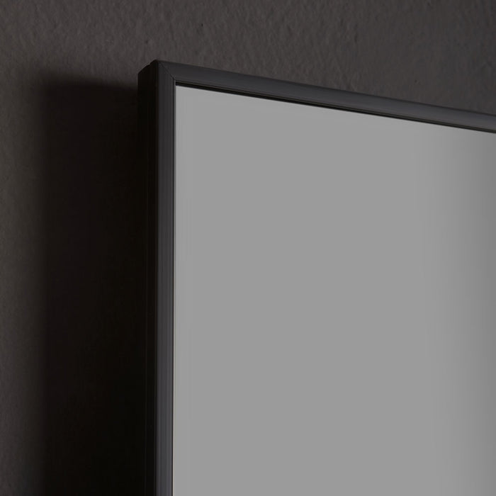 Specchio 60x80 con telaio in PVC nero opaco