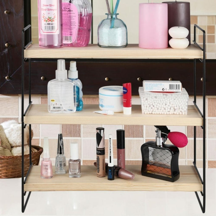 Scaffale Hobby 3 ripiani 40x13x40 nero ASZ1571 EFFEZ