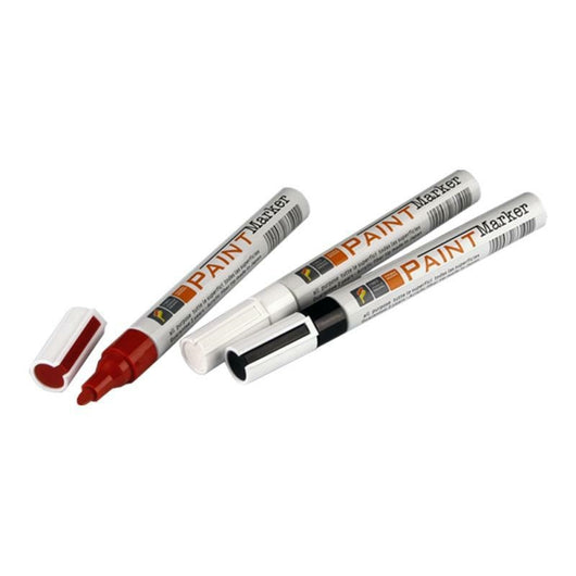 Pennarello Indelebile Colore Rosso Faren