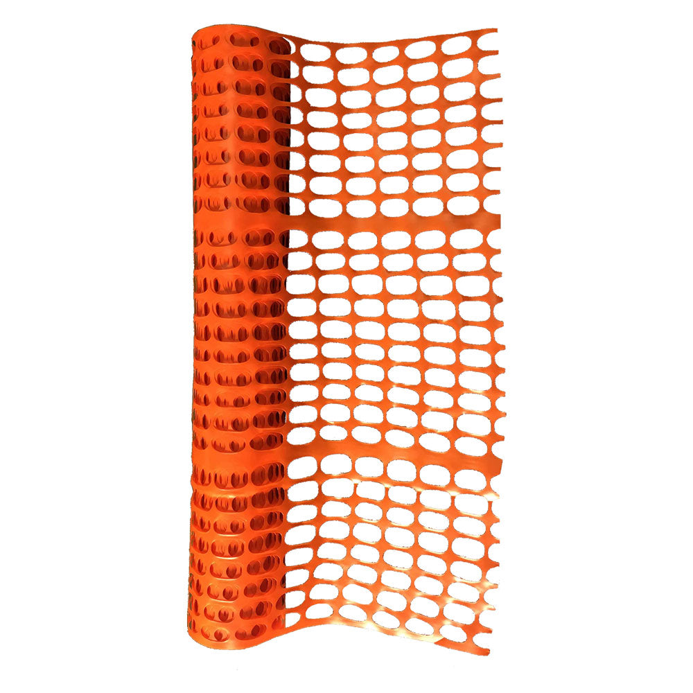 Rete delimitazione cantiere 1,5x50 mt arancio