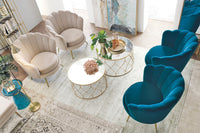 Set 2 tavolini metallo Elenor