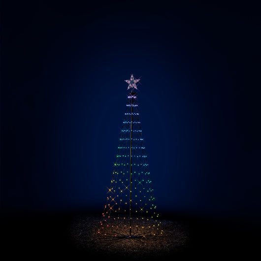 Alberi da esterno con luci danzanti 3D H 180 Ø 80 cm