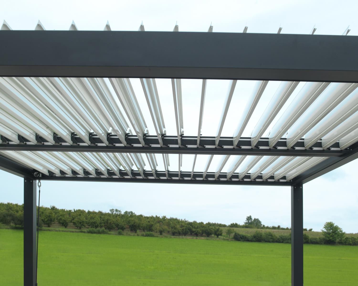 Pergola alluminio tennessee manuale m3x3h2.3