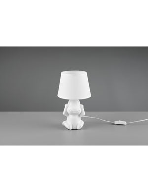 Lume Scimmietta Ceramica Bianca "Non Sento" Nilson Trio Lighting