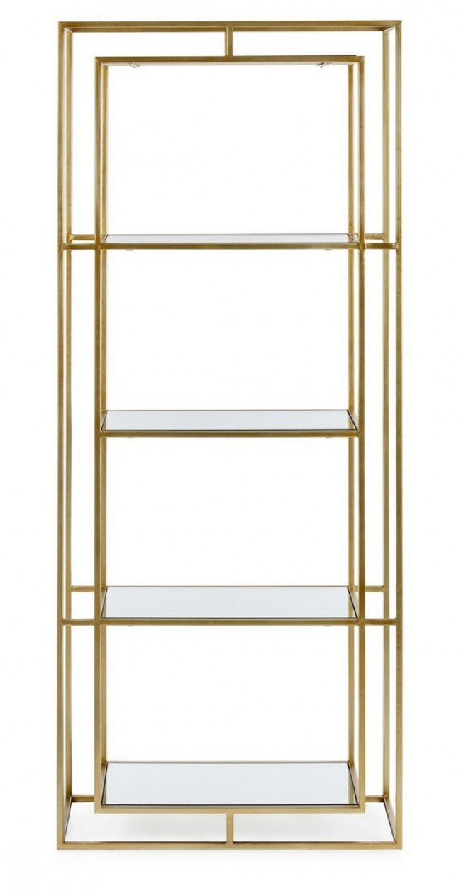 Libreria in vetro 68x28x172.5 cm