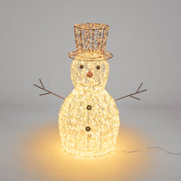 Pupazzo di neve 3D H70cm con MicroLED