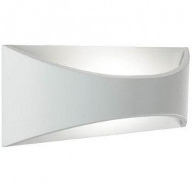 Lampada applique per esterno riflettente 12w a LED Linea Moon Bianco